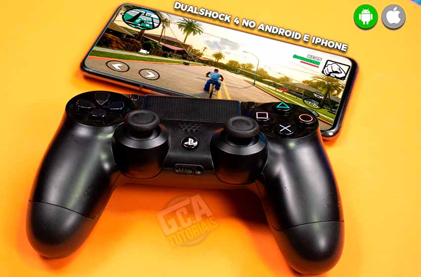 Controle PS4 via Bluetooth no Celular