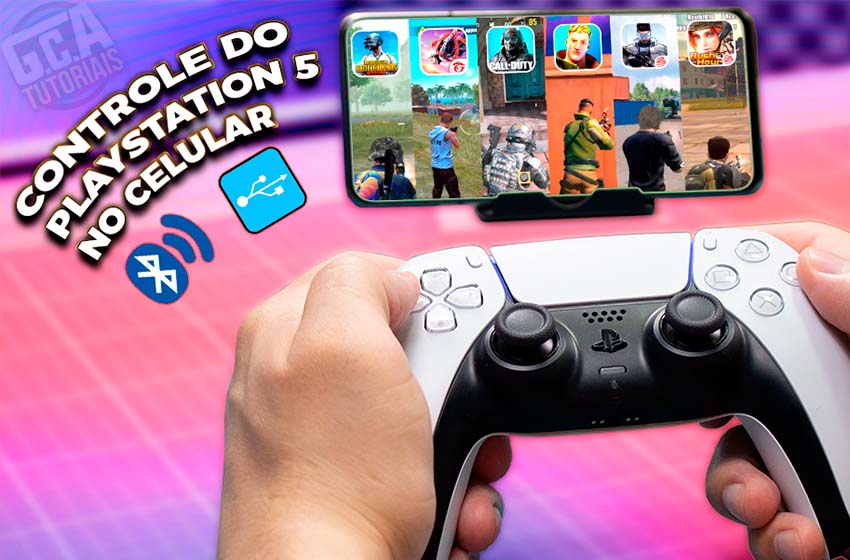 Passo a passo para usar o controle do PS5 no seu Celular